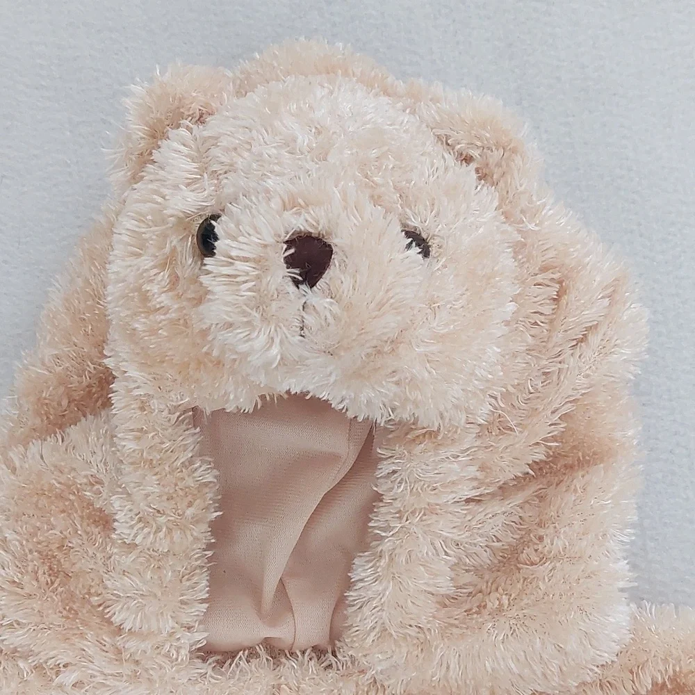 Tan Teddy Bear Baby Hooded Onesie/Costume NWOT